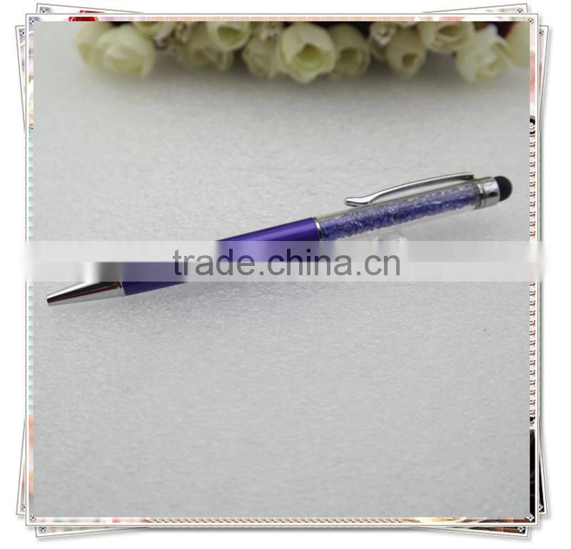 TCR-03 cheap bling crystal pens , touch pen for galaxy s4