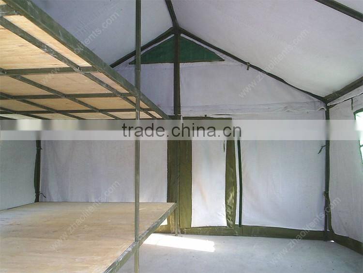 waterproof and windproof for refugee camp relief military tent