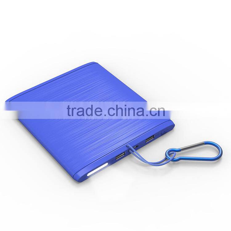 Newest fashion portable design solar phone charger power bank 12000mah especialy for outdoor and travel