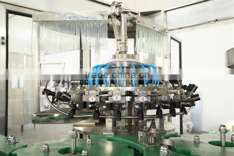 Automatic ce standard glass bottle filling machine