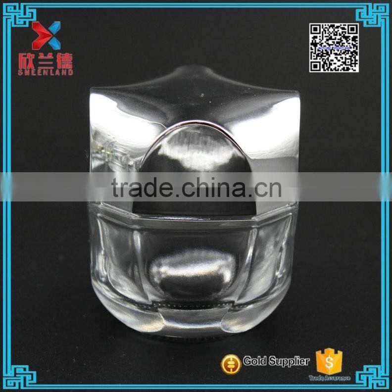 luxury silverly twist off cap for cream jar