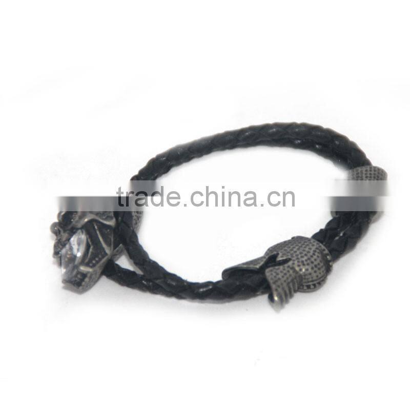 wholesale high quality casual wear charm Silver Plating stainless gold handemade fancy wrist bracelet with belt