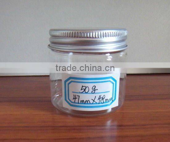 100g PET spice container with aluminum screw lid