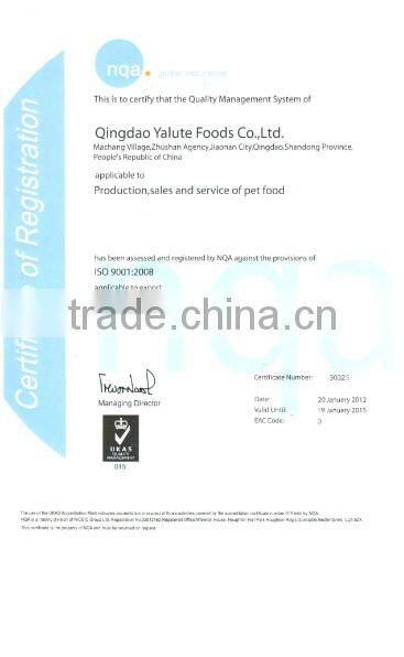 natural pet dog treat food dry chicken fillet with cheese pet food