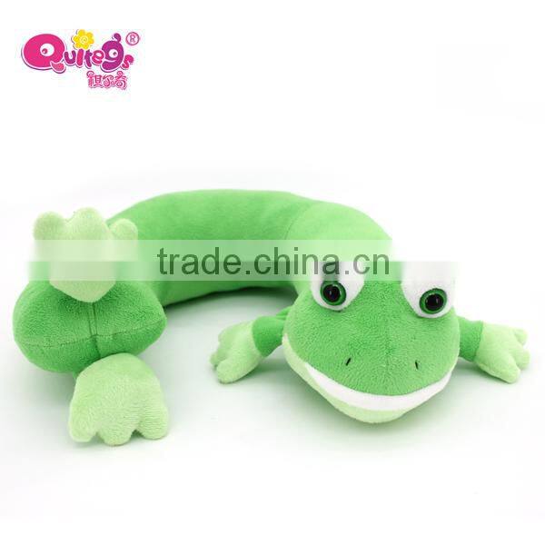 China supplier comfortable plush fabric travel pillow for neck rest