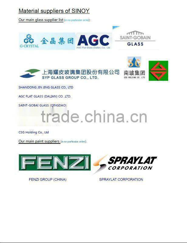 Qingdao High reflective Euro bronze mirror sheet with double coated paint