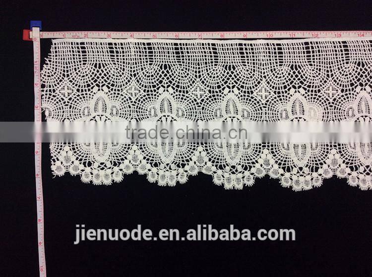 New Products Hot Sell Fashion Water Soluble Cotton Guipure Lace Trim