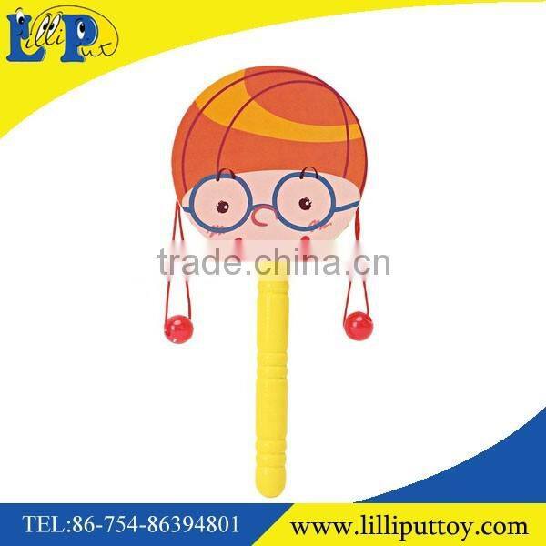 Hot selling baby rattle drum music activity toy
