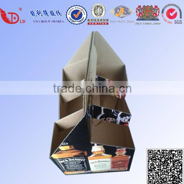 Hot Sale Printable Kraft Corrugated Cardboard Wine Box