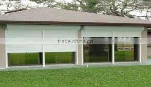 Automatic rolling shutter with pvc window