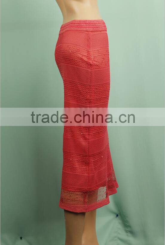 High waist net design tight skirt pattern fashion long tight skirts DS150632366