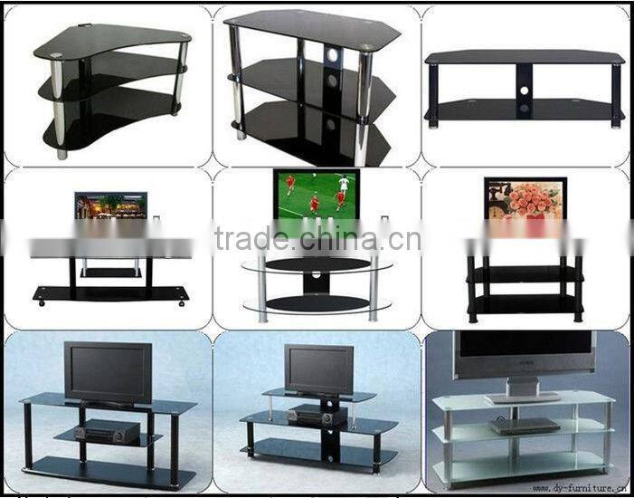 China supply Fashion design Glass tv stand with low price
