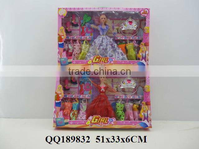 Funny & lovely doll play set for girls