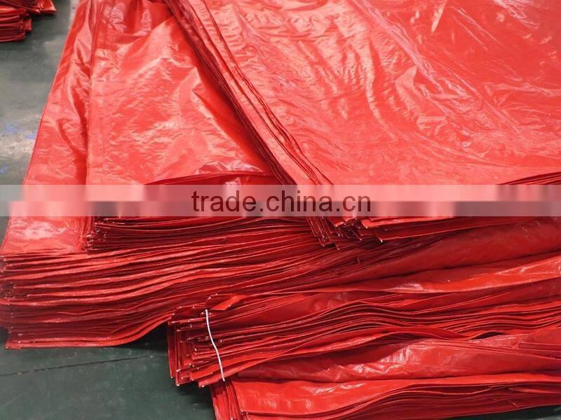 pe tarpaulin roll high density polyethylene leno woven fabric high tensible strong two side lamination striped hem pp rope china