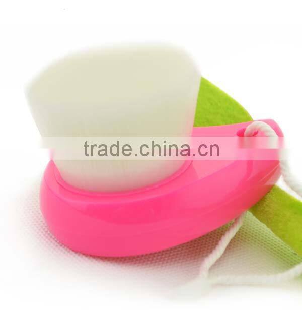 Free Sample Wholesale Rose Red Facial Brush