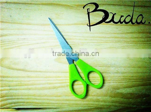 5" Stationery stainless steel school scissors with ruler blade BD-S1649