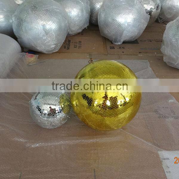 Silver or Black color 30cm/40cm /50/60cm diameter christmas hanging decorating mirror balls With Plastic or Fiberglass core