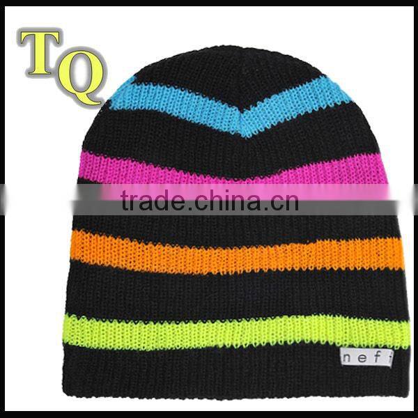 high quality colorful funny winter man and woman beanie hats
