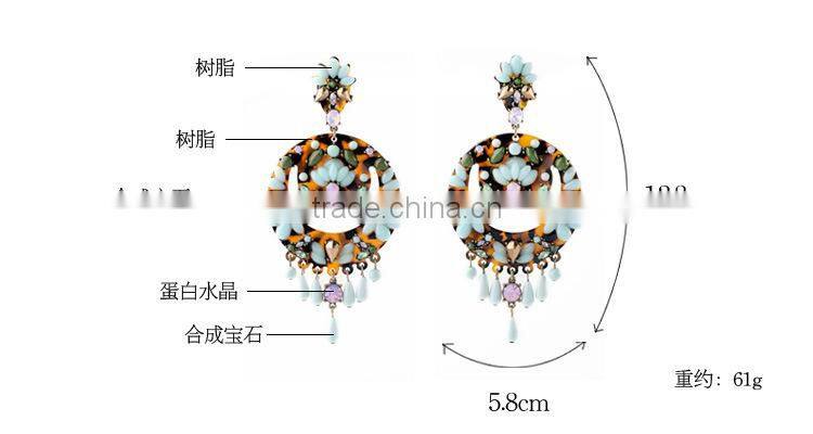 Simple Fashion Hot Sale Exquisite Elegant delicate Bohemia earring, beautiful earring designs for women, necklace earrings set