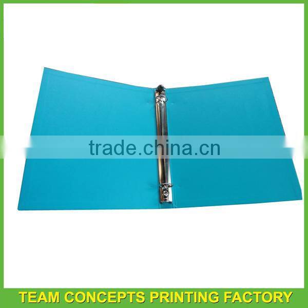 Spring clip file folder paper