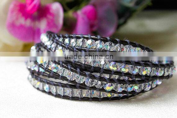 Sunny Earthy beads with Wrap Braceletlet