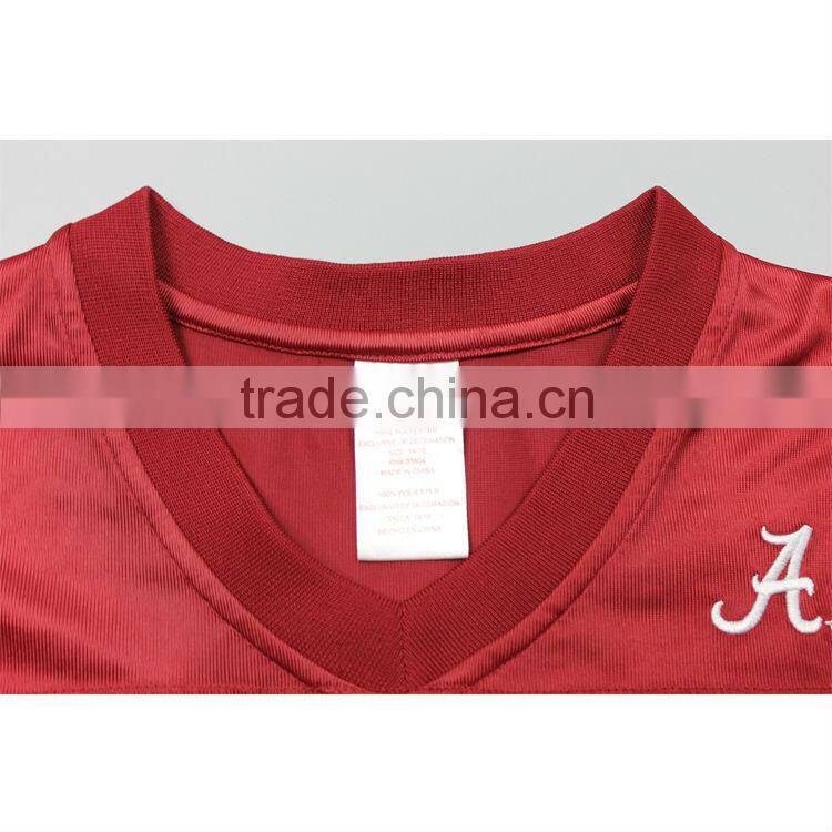 custom football team wear v-neck jersey american football suit