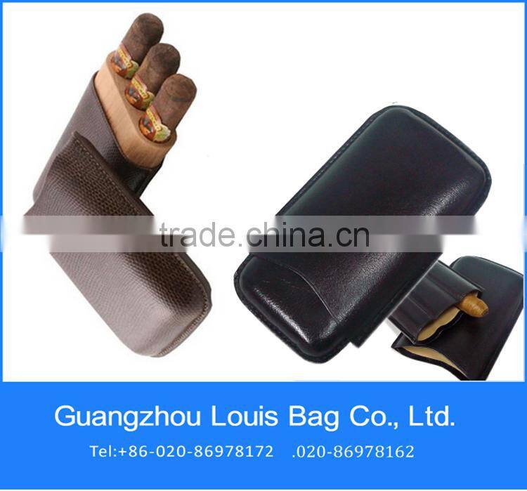 2015 Chinese cigar bag cigarette leather case cigarette leather bag