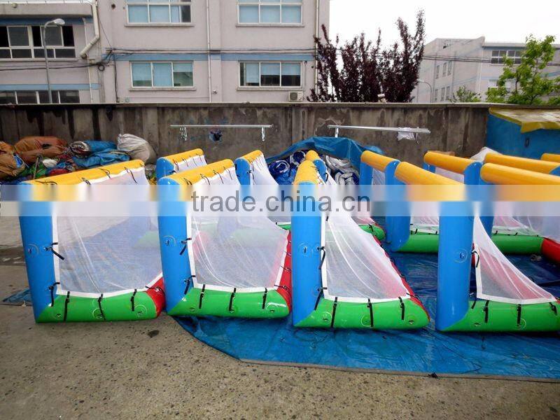 inflatable water goal/float basketball hoop for sports game