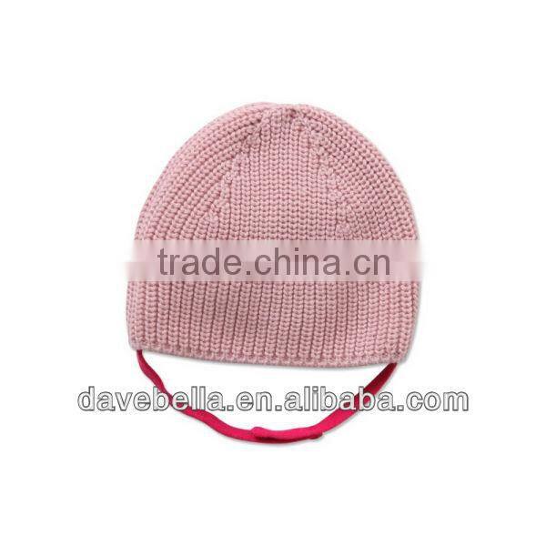 DB232 dave bella autumn winter baby hat earflat caps newborn hat