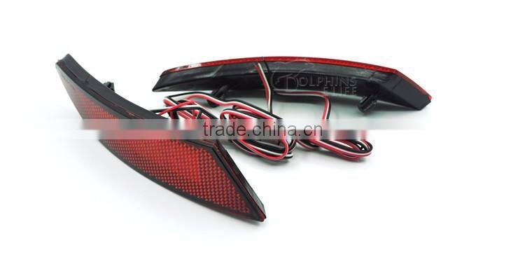 Car Brake Light 12V LED Rear Bumper Reflectors Warning Lamp For Ford Focus 3 Sedan Hatchback 2012 2013 2014