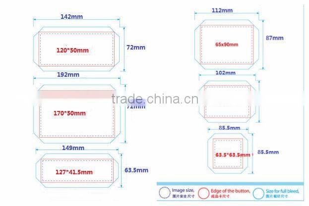 115*40mm metal rectangle Fridge Magnet Making Machine