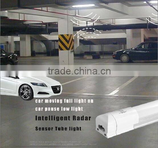 China factory supply radar sensor 14W Integrated LED T8 tube light CE ROHS double light