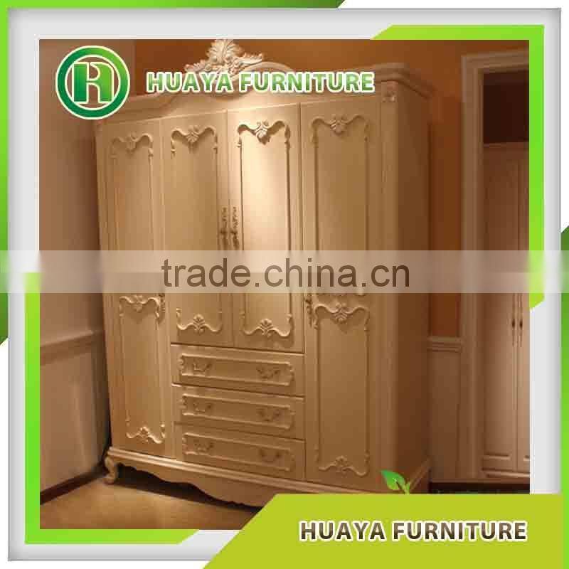 2015 hot selling popular hand carved wood wardrobe