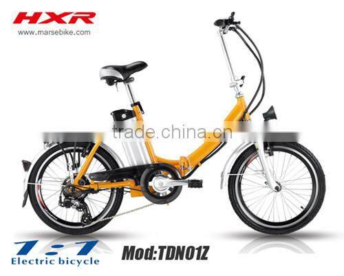 Folding electric bicycle