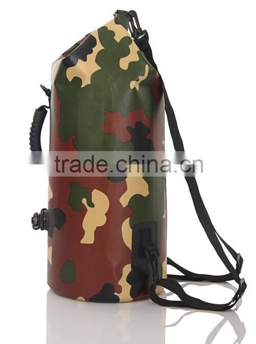 swimming waterproof bag with shoulder strap water sport rafting climbing camouflage waterproof dry bag