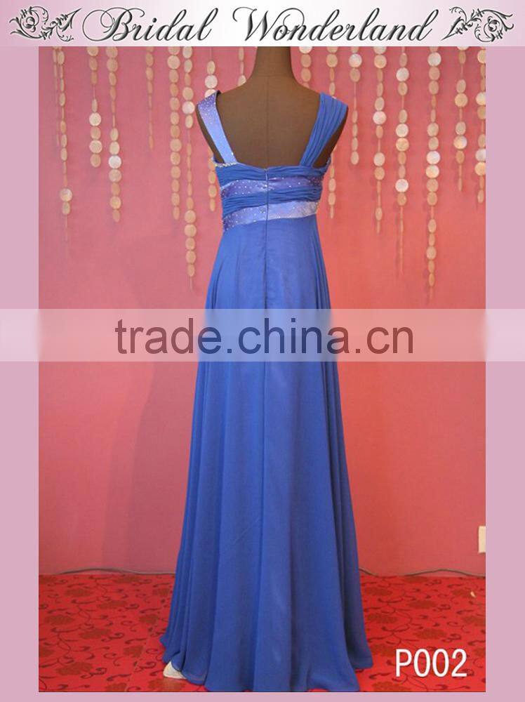 2014 pregnant beaded yellow evening dress for seniors