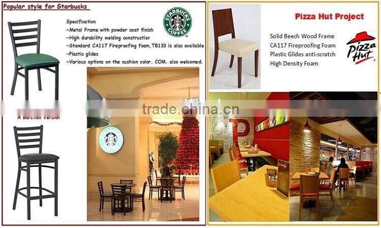 Hot sale wood table and chair restaurant chairs for sale used