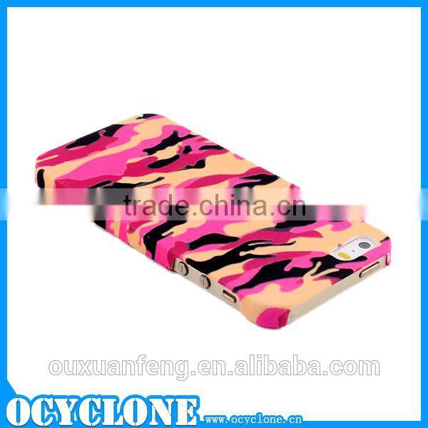 2014 New Arrival camouflage pattern printing case cover for iphone 5/5s
