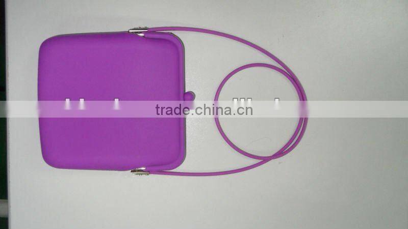 2012 fashion silicon satchel bag