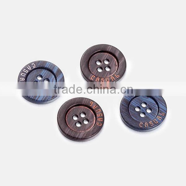 Wholesale colorful 4 holes sewing type shirt button