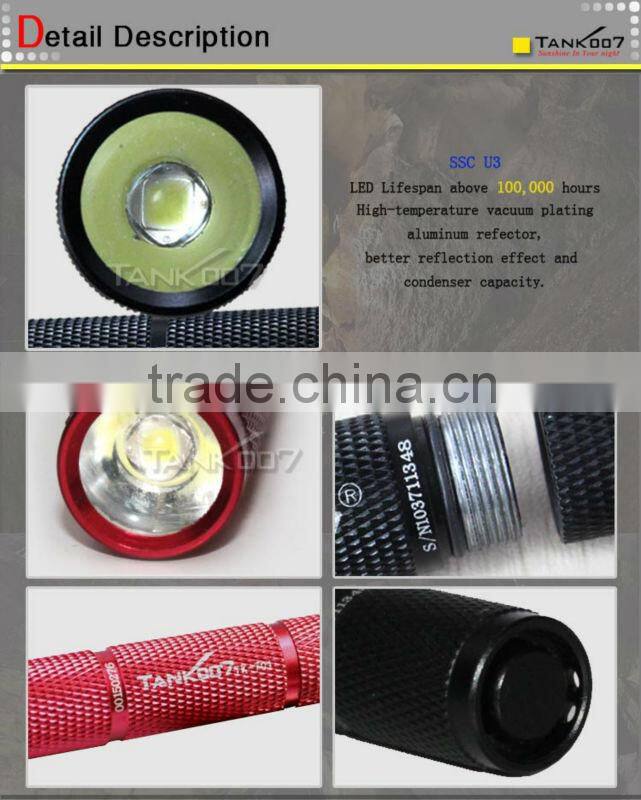 AAA Battery Portable Torch Lighter CREE R3 LED Flashlight TK701