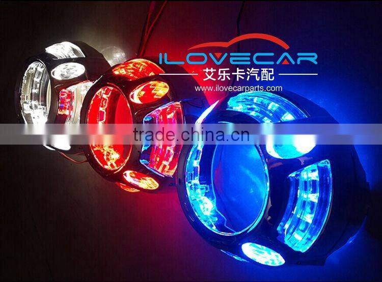 12 months warranty 3.0 inch metal holder projector len, bi-xenon projector len kit. shroud for hid/newest panamera type