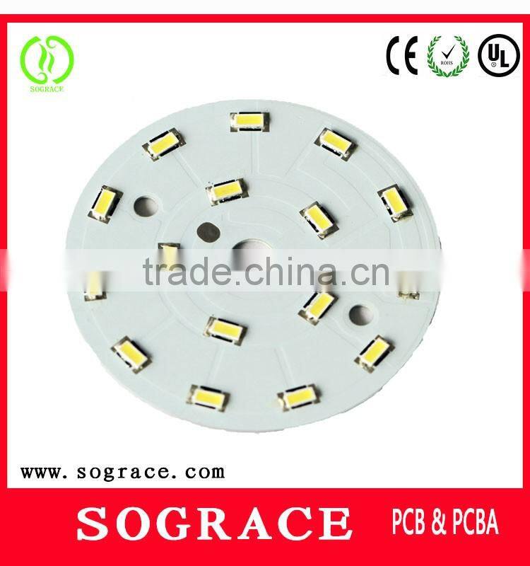 2016 latest 94v0 aluminum 60 led 12v FPC width 8mm 2835 smd led pcb assembly