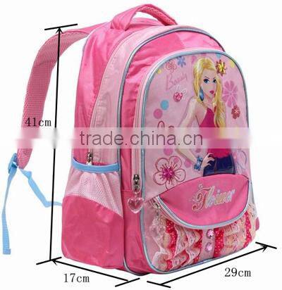 2014 Hot Sale Cute Princess Child School Bag For Girls