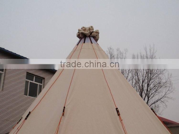 Canvas Fabric Outdoor Teepee Indian Tent