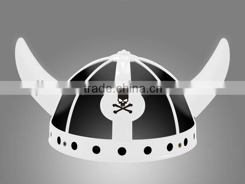 Black big general cap with skull