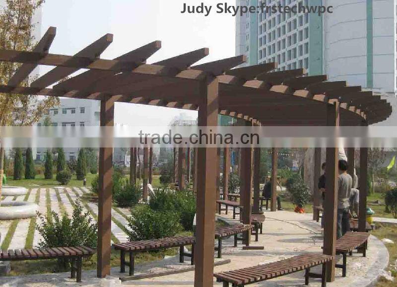 CE,FSC,SGS Certification wpc waterproof best price waterproof wpc pergola price