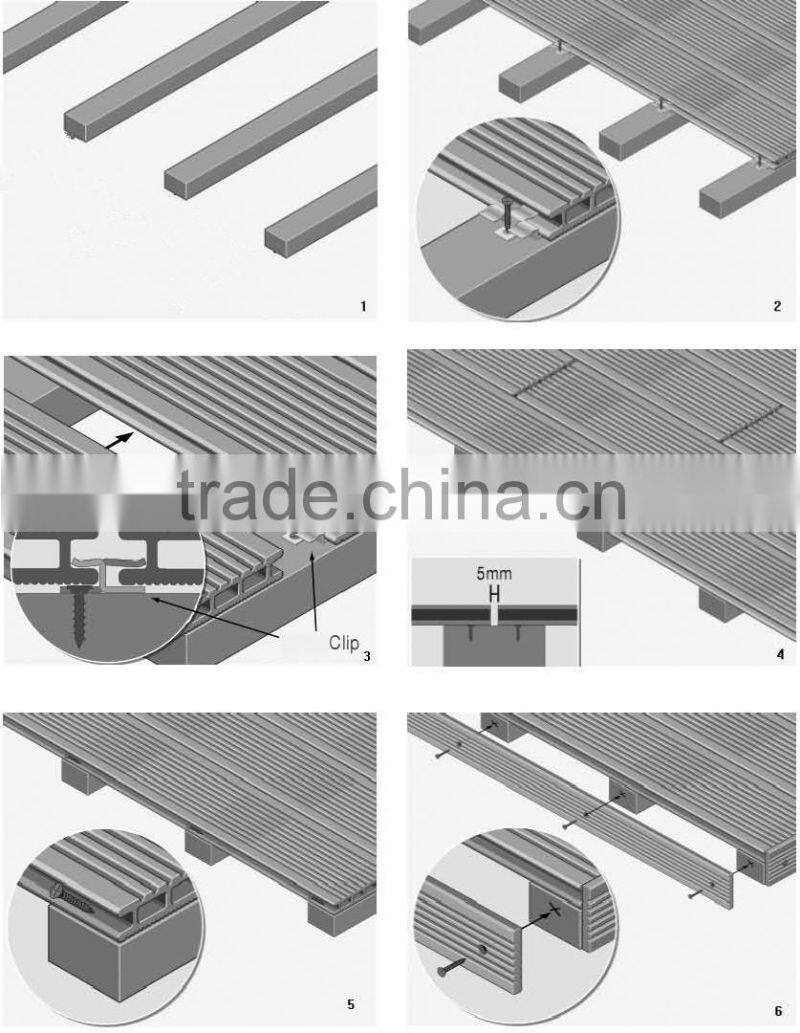 wpc garden composite wood chinese hardwood flooring unfinished red oak