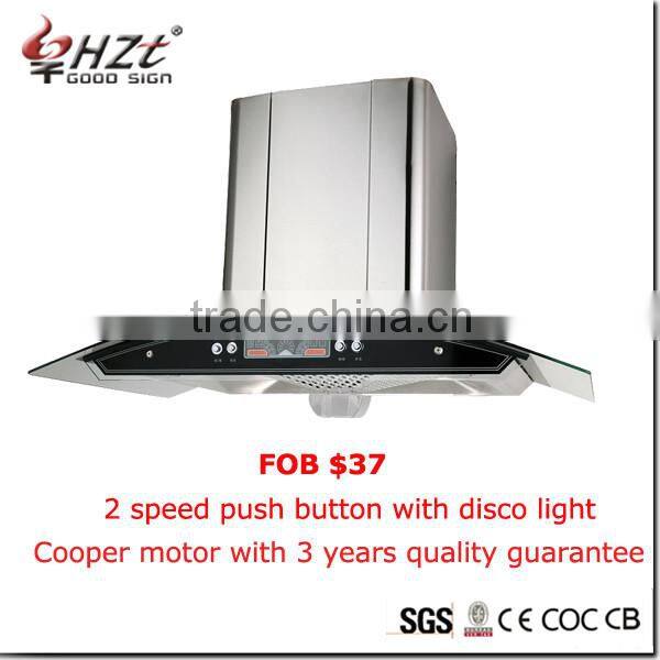 2016 Best selling Kitchen Appliance led lighting Range Hood