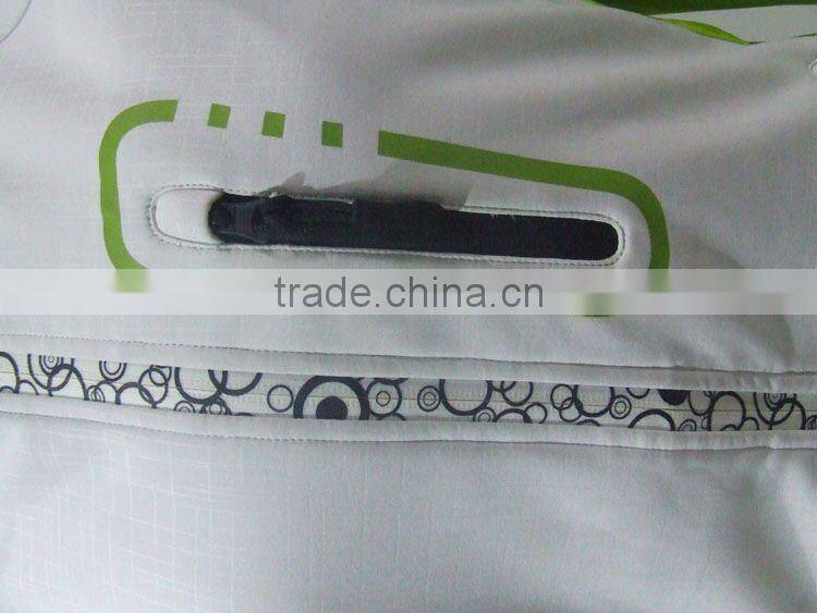 Women's soft shell jackets with nice color zipper(AL2110C)